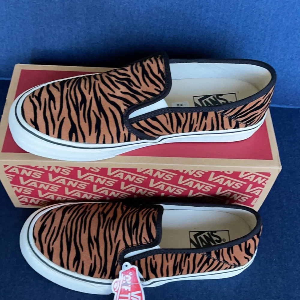 Vans Slip-On SF Animal Stripes Black/Marshmallow WMNS - Picture 3 of 16